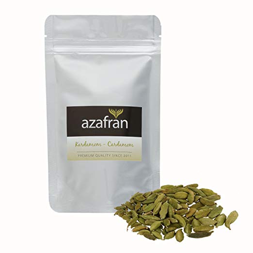 Azafran Grüner BIO-Kardamom ganz - Kardamomkapseln aus Guatemala 100g