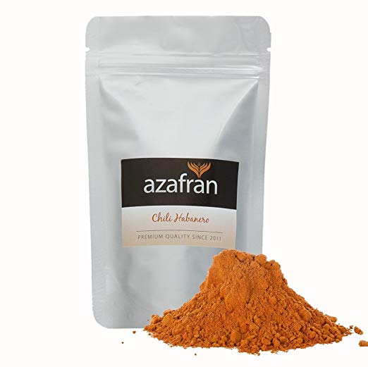 Azafran Habanero Chili Pulver gemahlen - Vorsicht scharf! 100g