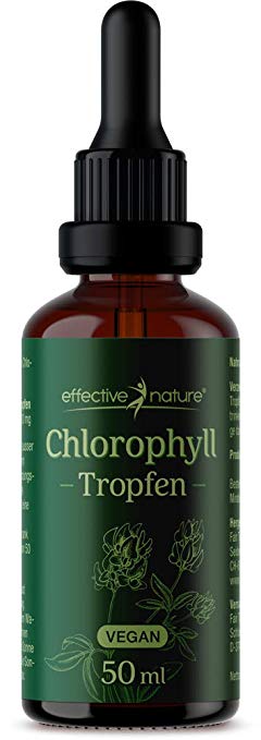 Liquid Chlorophyll aus Alfalfa, ohne Konservierungsstoffe, besonders natürliches, flüssiges Chlorophyll, hergestellt in Deutschland