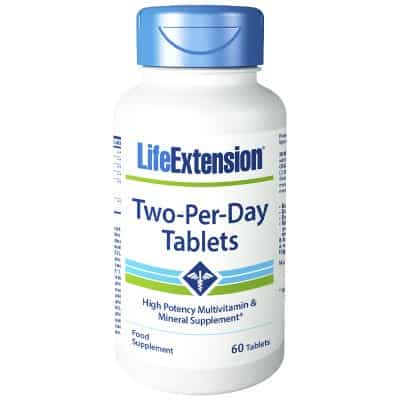 Two per Day Lifeextension Europe Multivitamin